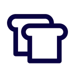 Bread Slice SVG Icon